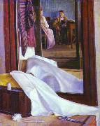 Grigoriy Soroka Reflection in the mirror France oil painting artist